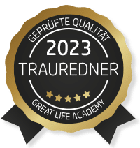 Siegel zertifizierter Trauredner (GLA)